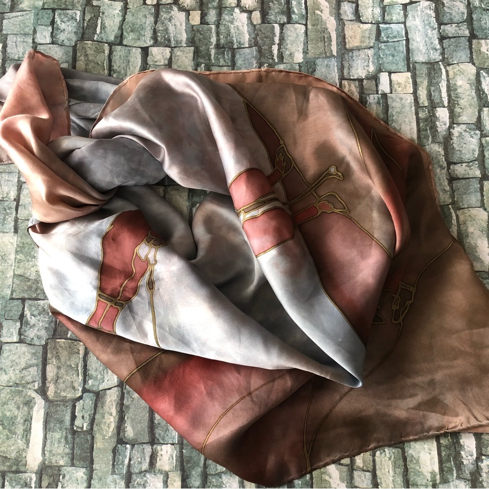 Watercolor Golf Scarf